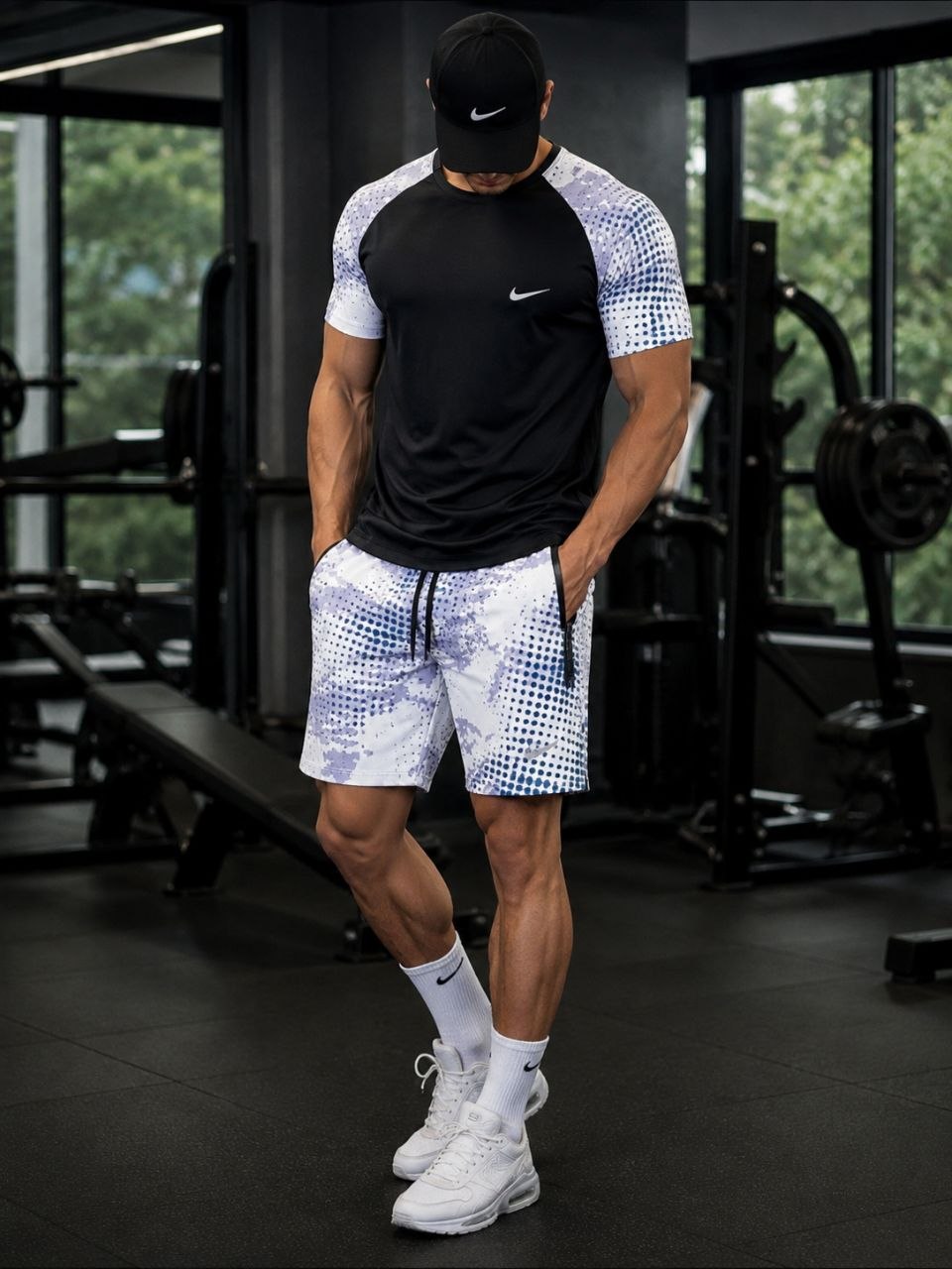 ست تیشرت و شلوارک نایک NIKE ورزشی مردانه