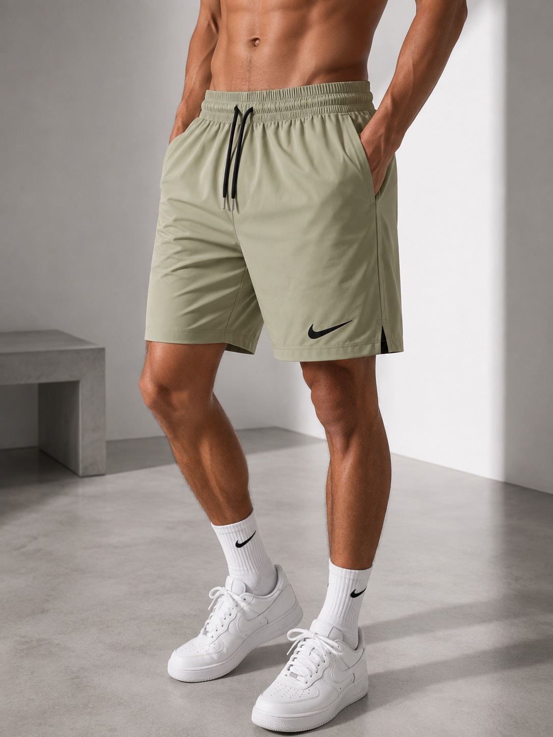 شلوارک ورزشی و اسپرت مردانه نایک NIKE بغل چاک